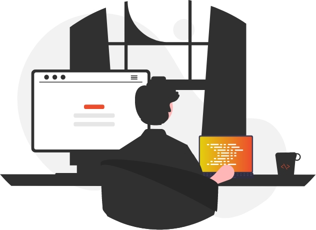 Guy with computer